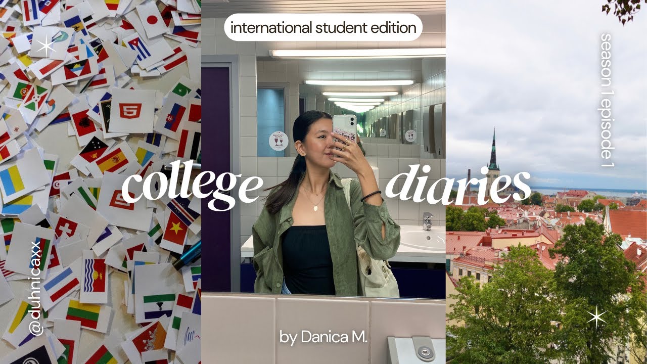 college diaries: my first week as an international student 💌 tallinn university,back to school vlog