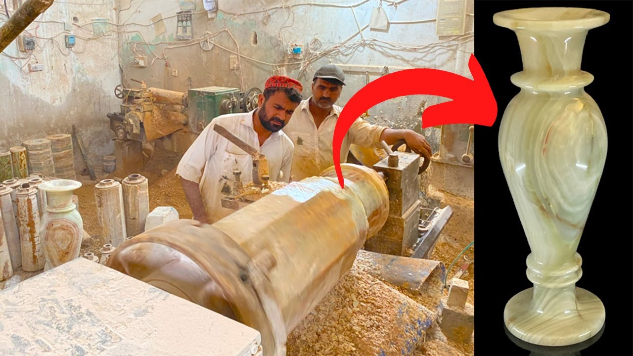 Expert Insights: How Giant Marble Onyx Flower Vases Are Made