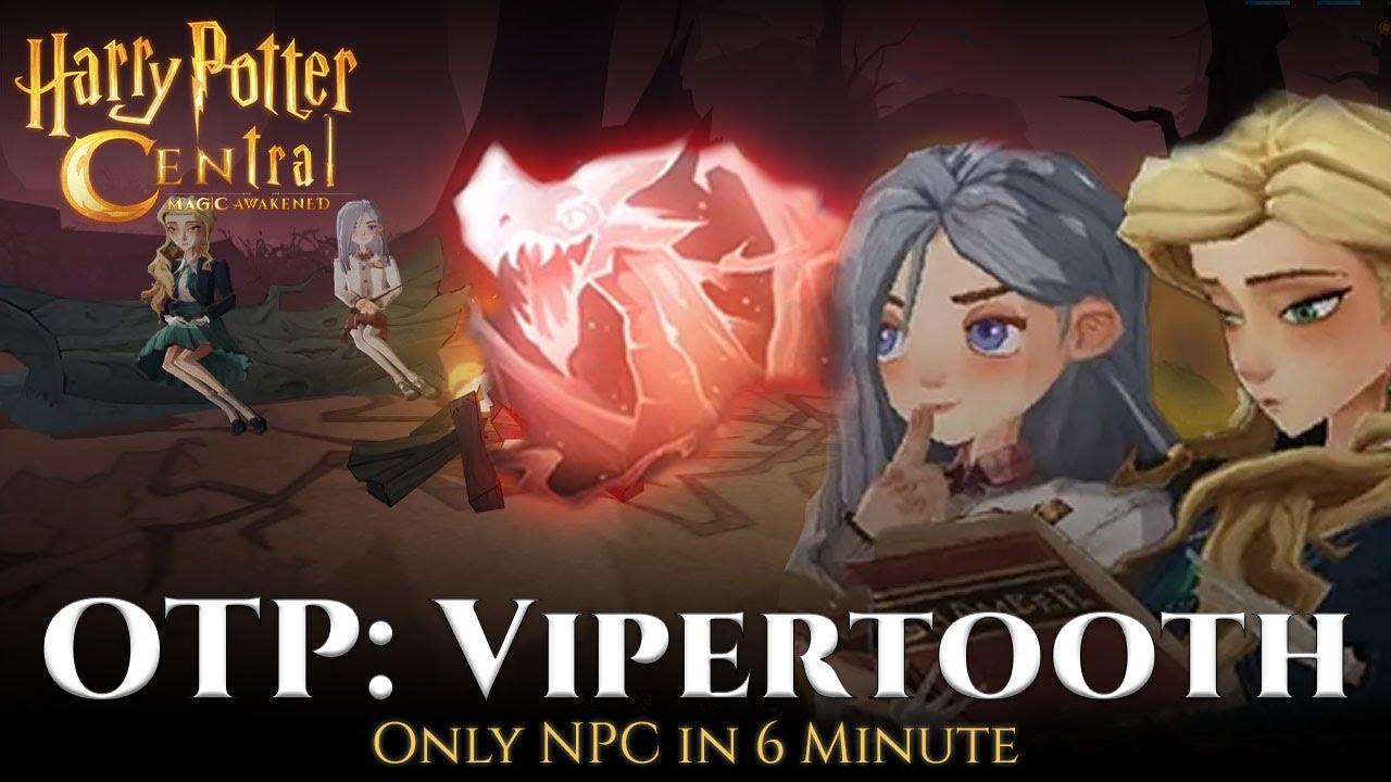 Harry Potter Magic Awakened : Off the Path stage 6 in 6 mintues with NPCs Vipertooth