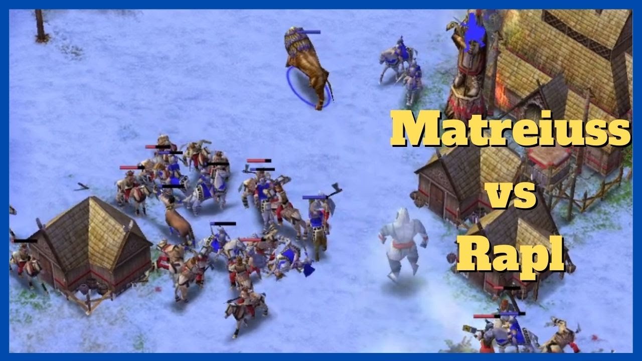 1 TC to the Mythic Age | Matreiuss (Poseidon) vs Rapl (Odin) #aom #ageofempires