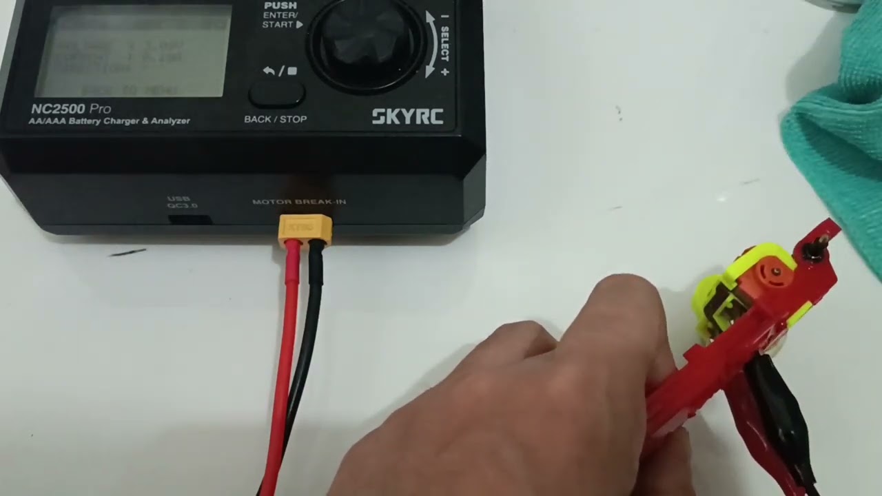 How i break in my tuned motor using SKYRC NC2500 Pro