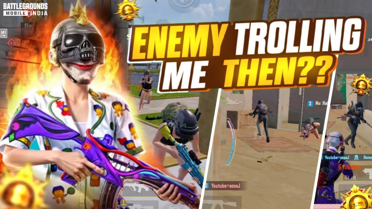 BEST REVENGE EVER . 1v4 clutches Enemy deleted the game 😵.