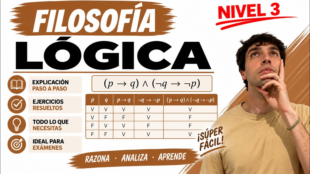 LÓGICA Bachiller NIVEL 3. Deducciones básicas. Paso a paso 1Bachiller.