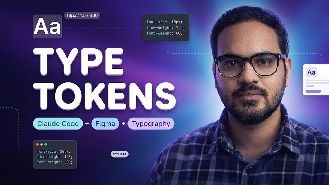 How to create Type Tokens using Claude Code & Figma | Variables - EPISODE 2