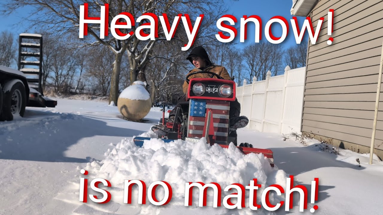 Heavy snow is no match!
