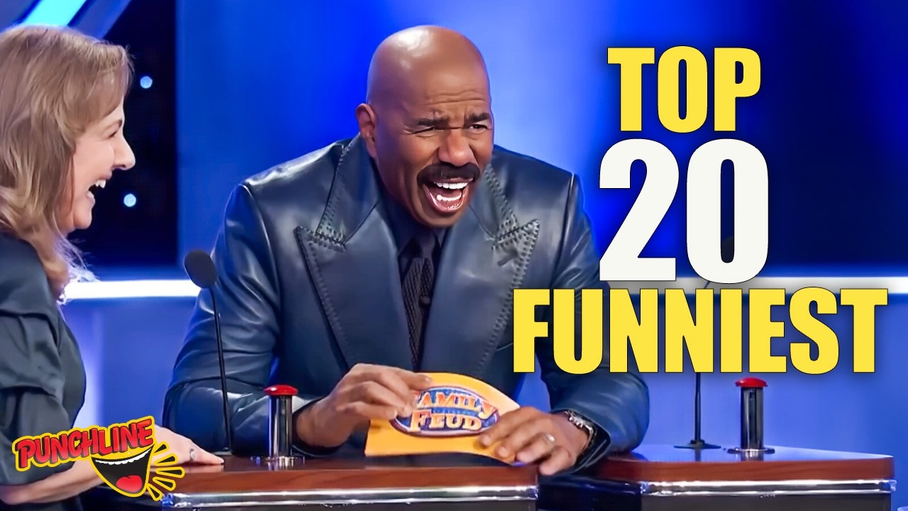 Top 20 Funniest Family Feud Moments 😂 | Steve Harvey Reacts