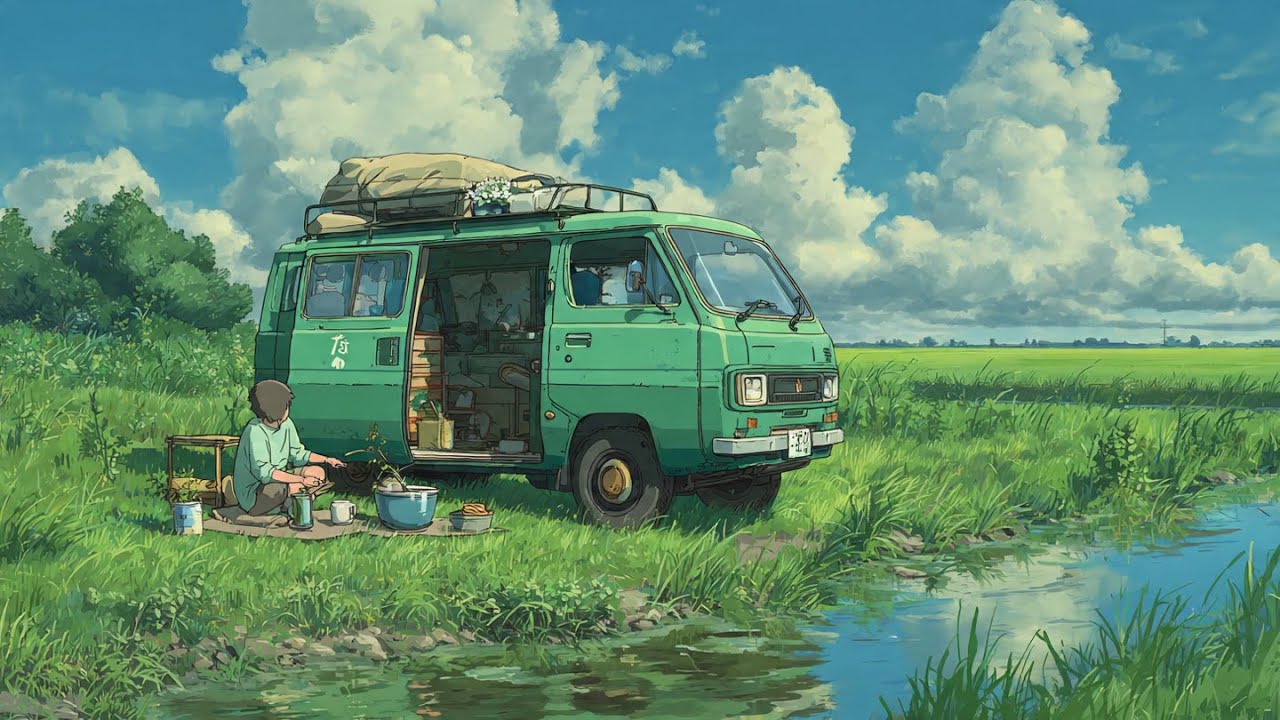 🚐 Midnight Roadtrip Lo-fi | Nonstop Chill Van Vibes | Relax & Unwind Beats