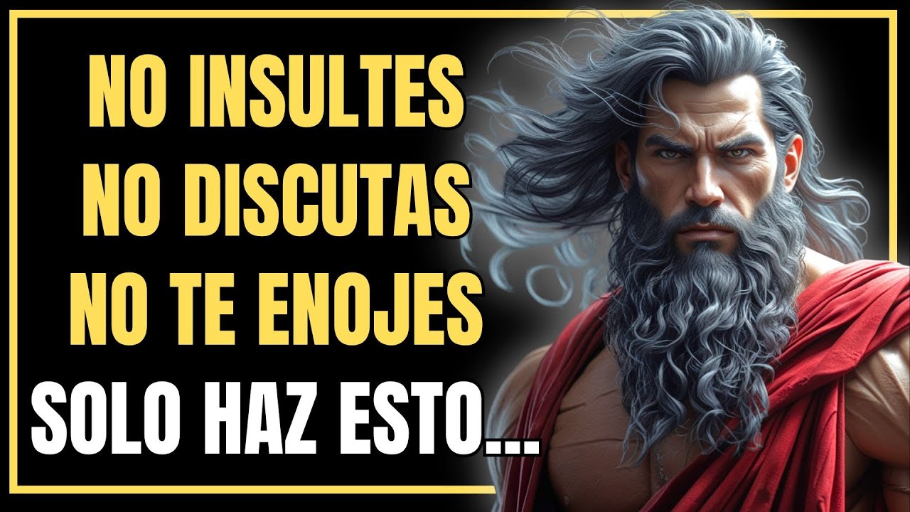 CÓMO NO VOLVER A SENTIRSE IRRITADO E INCÓMODO CON NADIE | ESTOICISMO