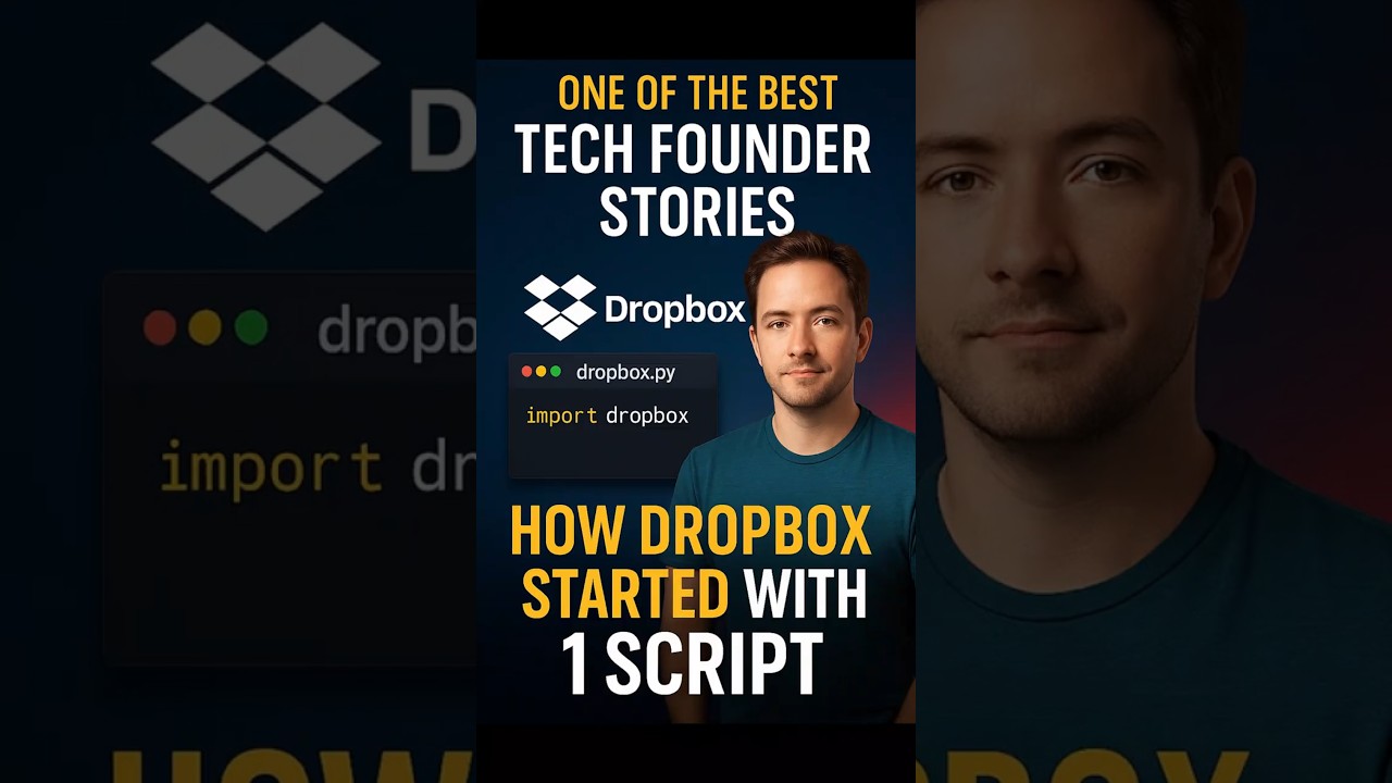 One of the Best Tech Founder Stories&nbsp;#dropbox #startupinspiration #startupsuccess #founderstories