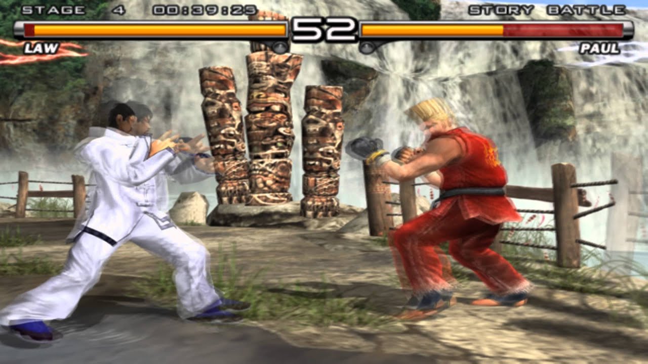 Tekken 5 - Law Story Mode Walkthrough [1080p Full HD]