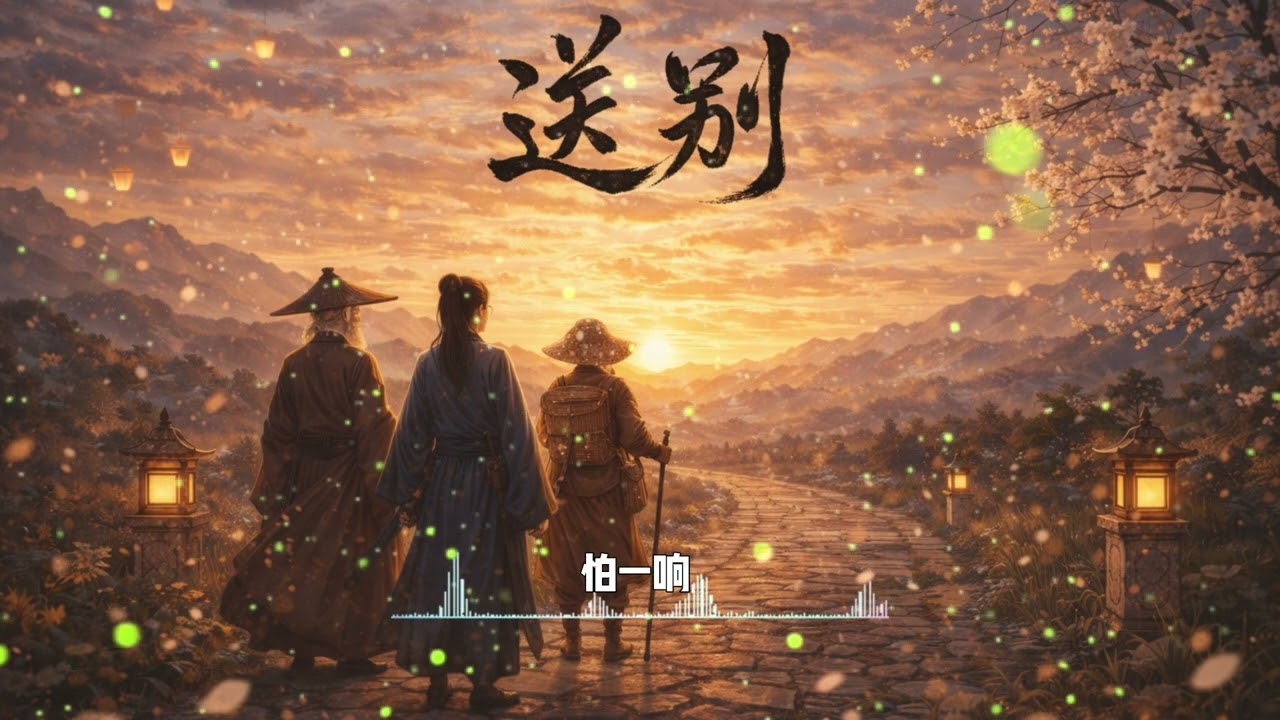 这首《送别》改编版太绝了！《长亭月未央》：送君千里，终有一别。🥀 #古词新唱 #国风音乐