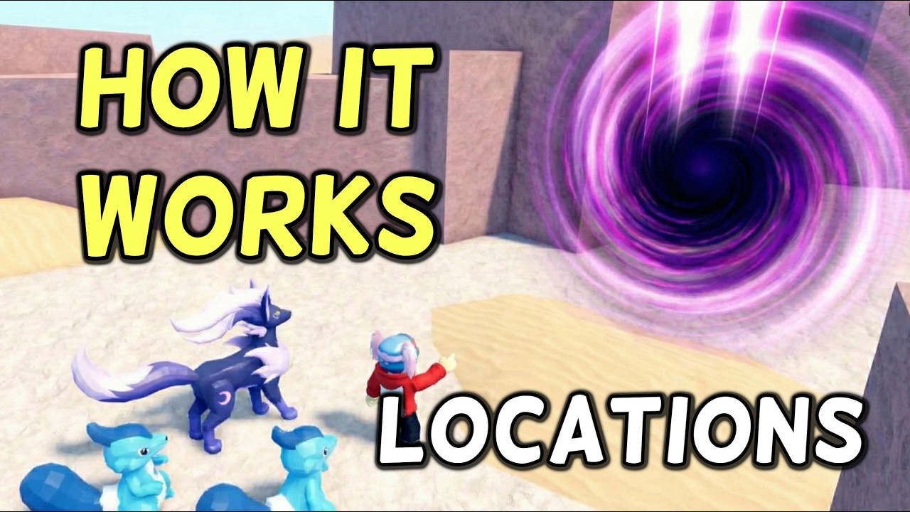 How Rifts work in Tideland Catch a Monster Roblox | Rift Locations