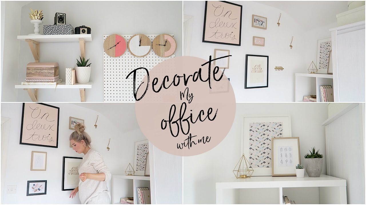 Decorate My Office With Me! | Kate Murnane