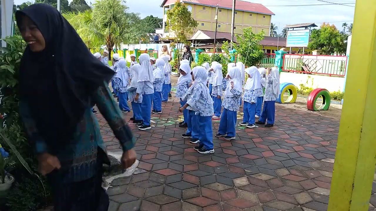Senam sehat gembira. TK ABA 1 Salawati. Sorong 