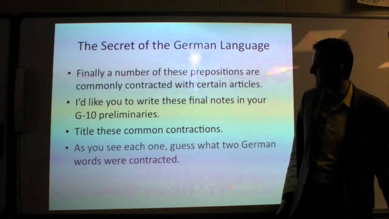 Secret of the German Language Lesson 9