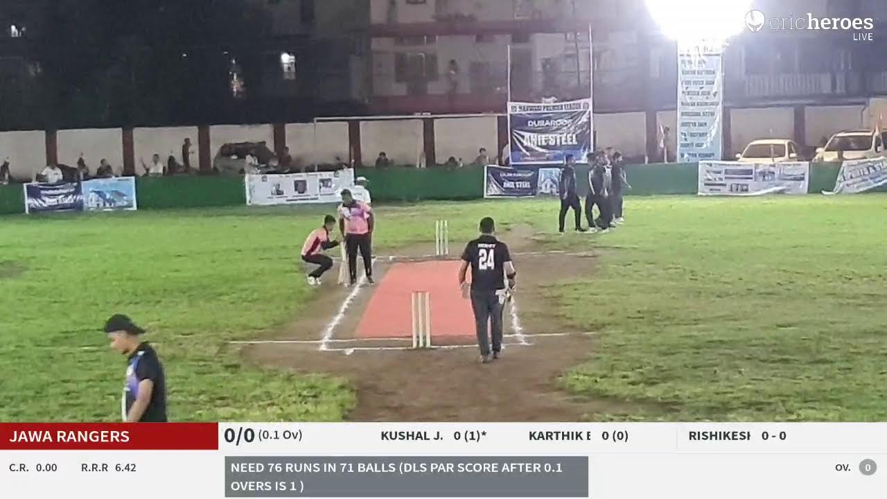 Live Cricket Match | MEETHARI MARWAR vs JAWA RANGERS | 26-Aug-23 07:25 PM 12 overs | MARWARI PREMIER