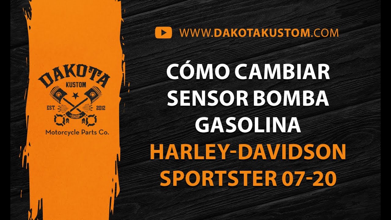 Como cambiar sensor bomba gasolina Harley-Davidson Sportster 07-20 - Dakota Kustom