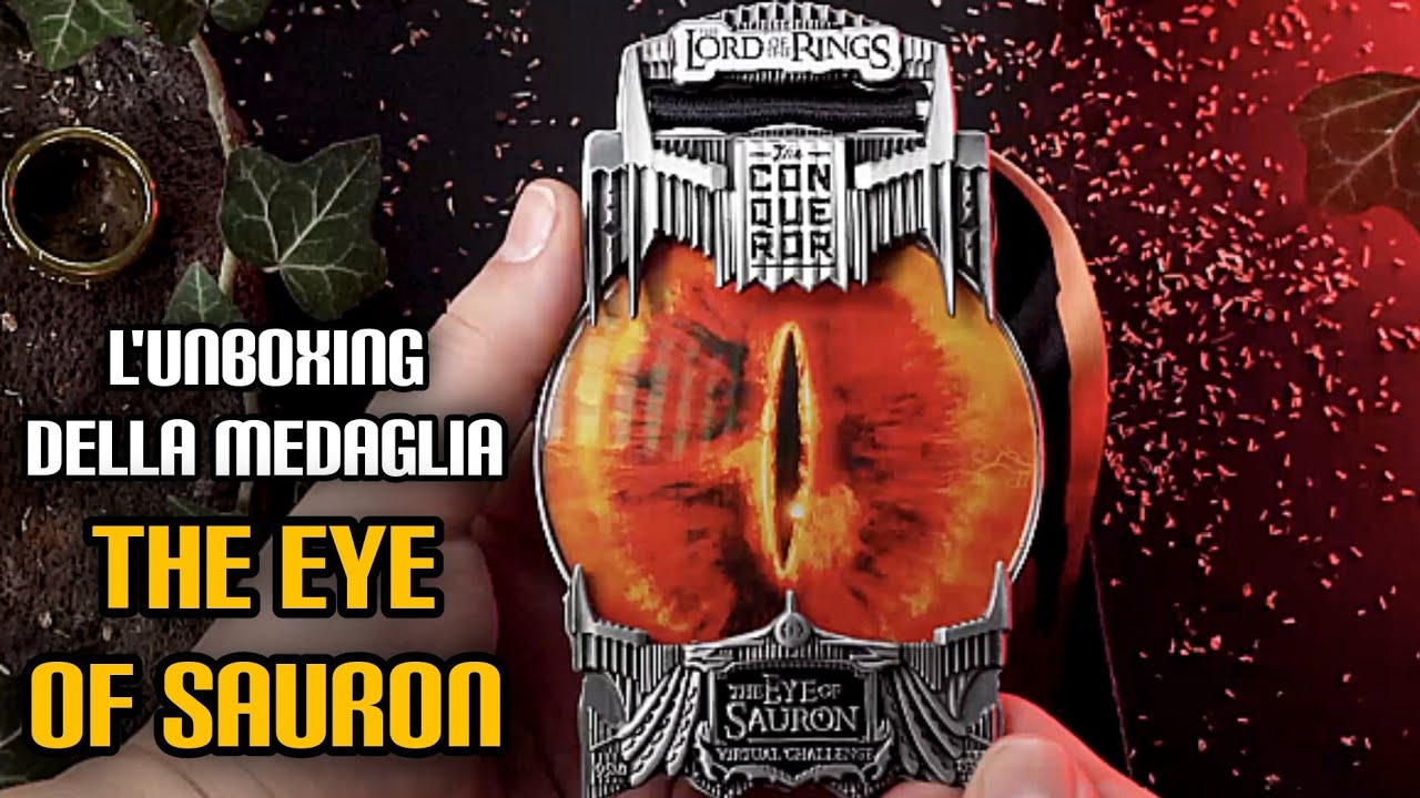 L'unboxing della medaglia 