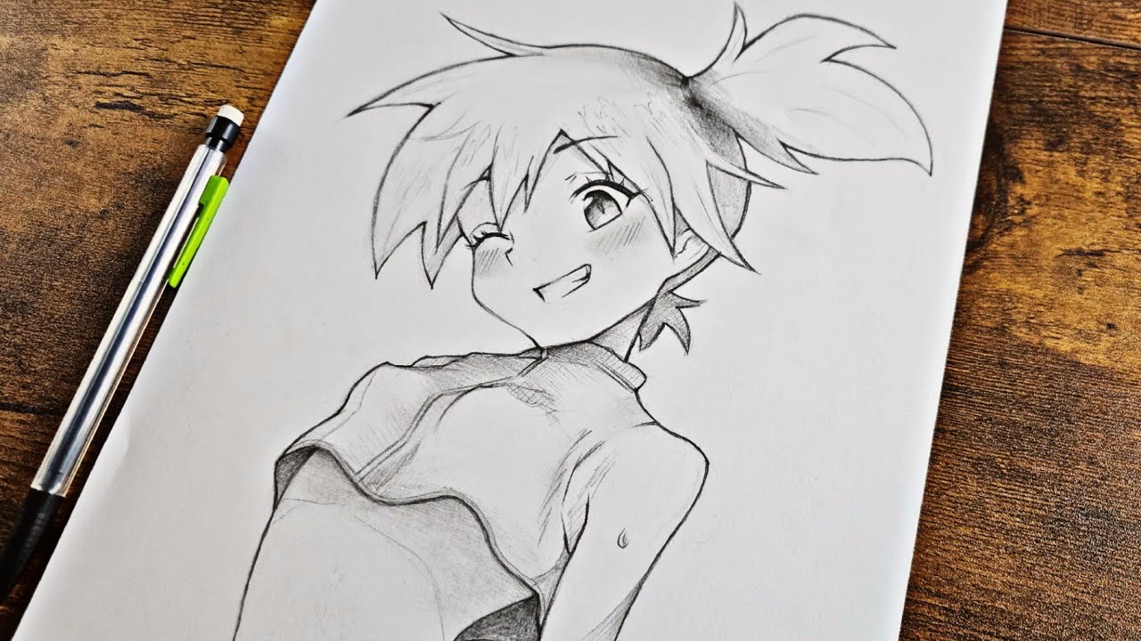 how to Draw Anime Girl | Half Body drawing for beginners | Anime Tutorial