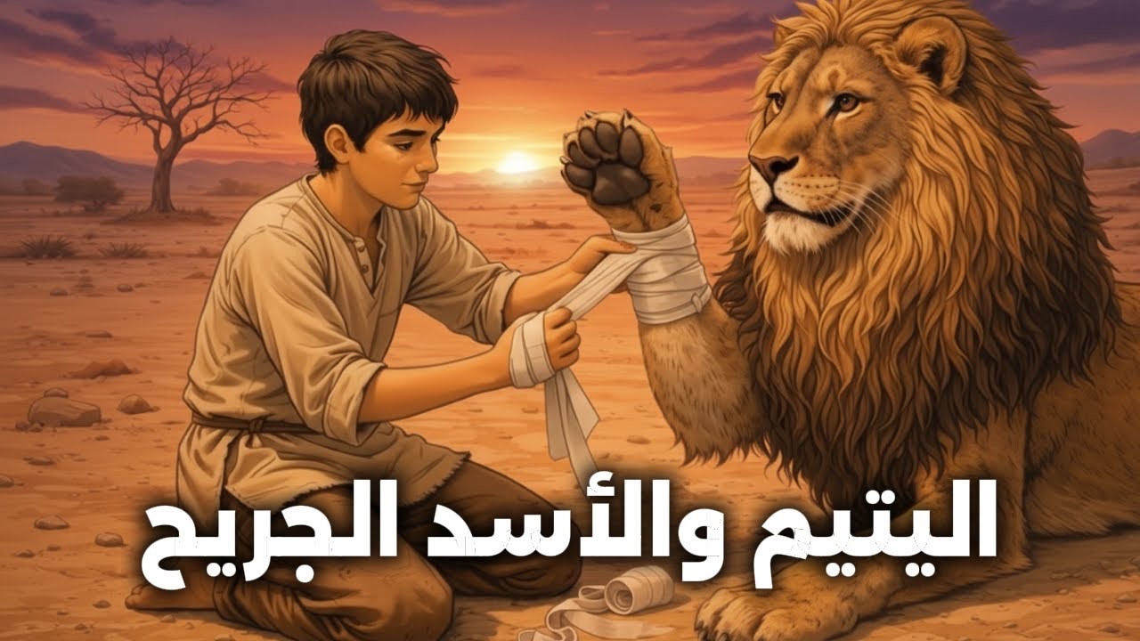 اليتيم الفقير الذي أنقذ أسدًا جريحًا.. فكافأه الله بكنز غير حياته إلى الأبد! قصة مؤثرة ستذهلك