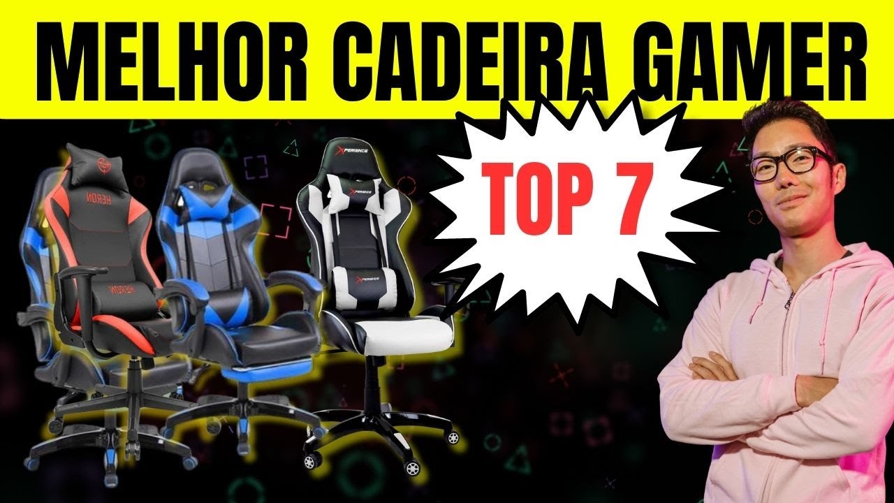 [COMPLETO] TOP 7 Melhor Cadeira GAMER 2023! Tem cadeira gamer barata, cadeira gamer até 1000 reais..
