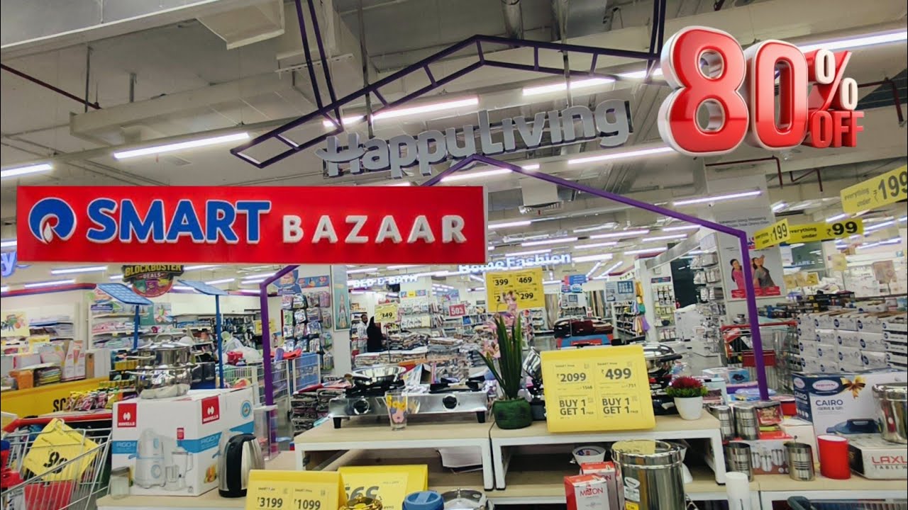 🔥Reliance Smart Bazaar Clearance Sale 80% Off, buy 1 get 1 offers,new kitchenware & household item.