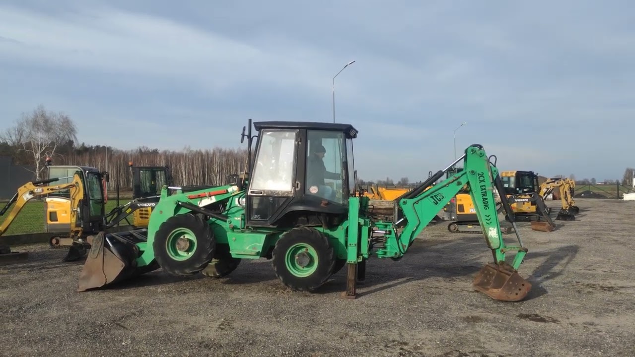 Koparko-ładowarka JCB 2cx 99r 4x4 teleskop dzielona łyżka