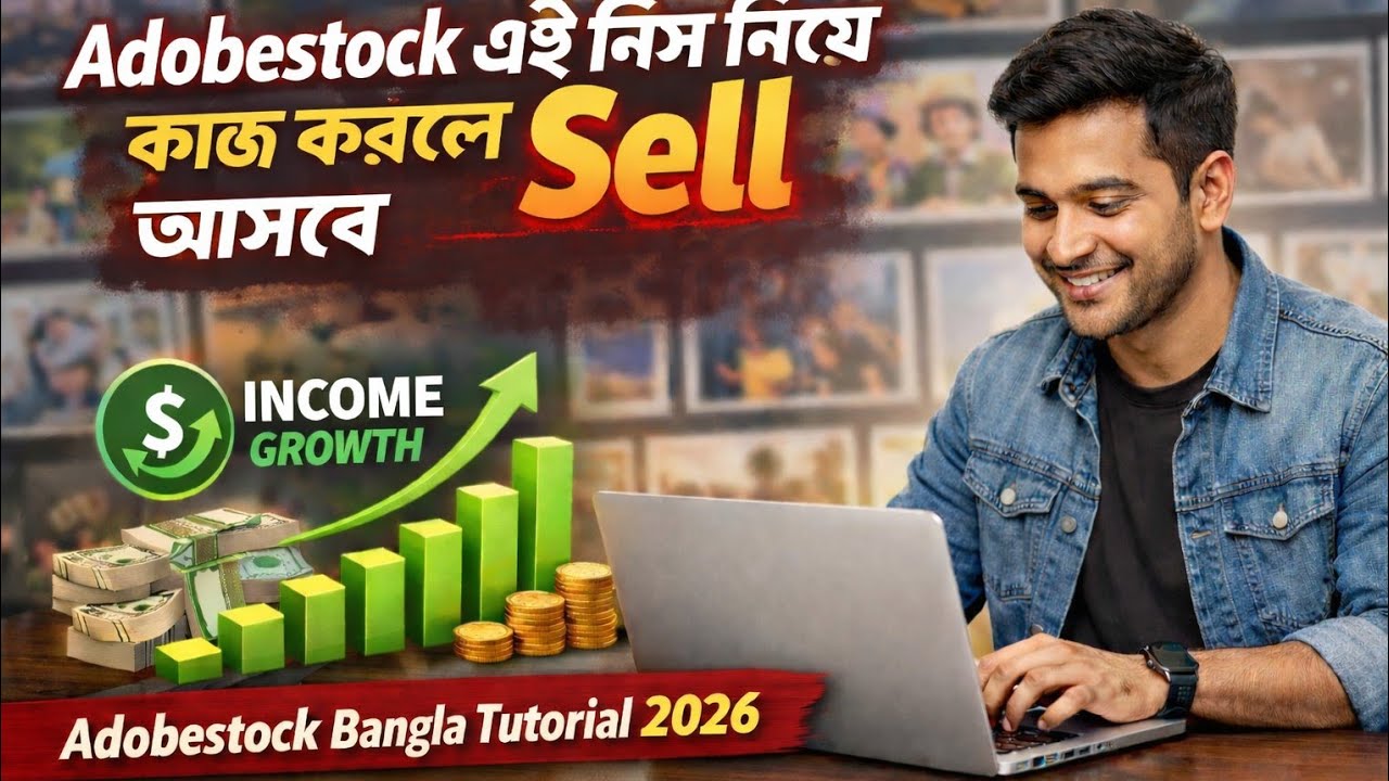Adobestock এই নিস নিয়ে কাজ করলে Sell আসবে গ্যারান্টি।। Adobestock Bangla tutorial 2026