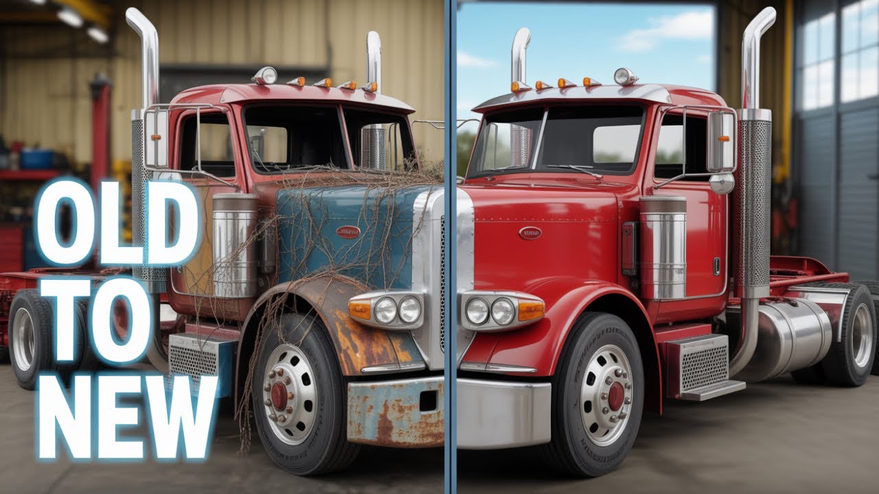 ASMR Full Restoration of Peterbilt 375 Truck &mdash; From Abandoned Beast to Brand New Shine