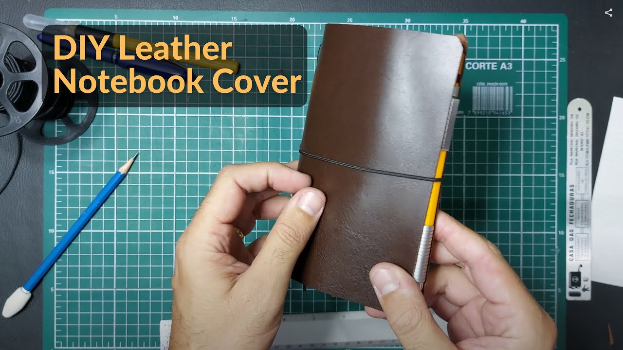 DIY Leather Midori-Style Traveler’s Notebook Cover | Step-by-Step Tutorial
