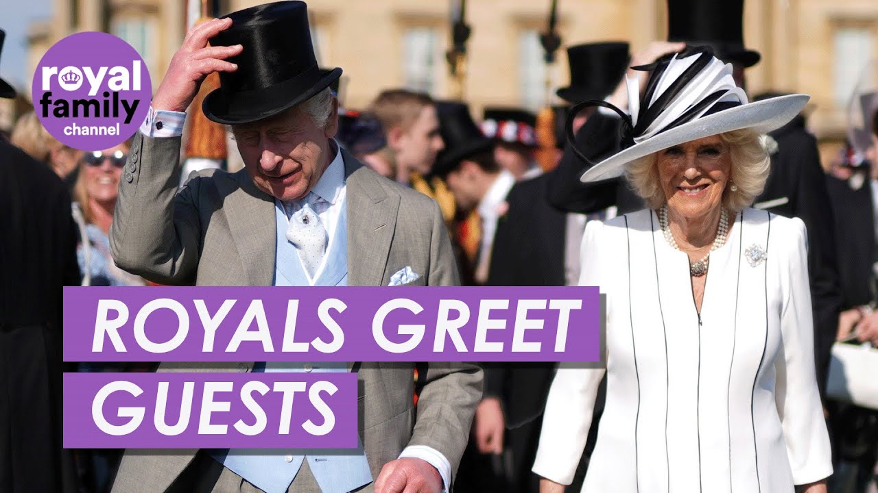 King and Queen Joyfully Host First Garden Party of the Summer
