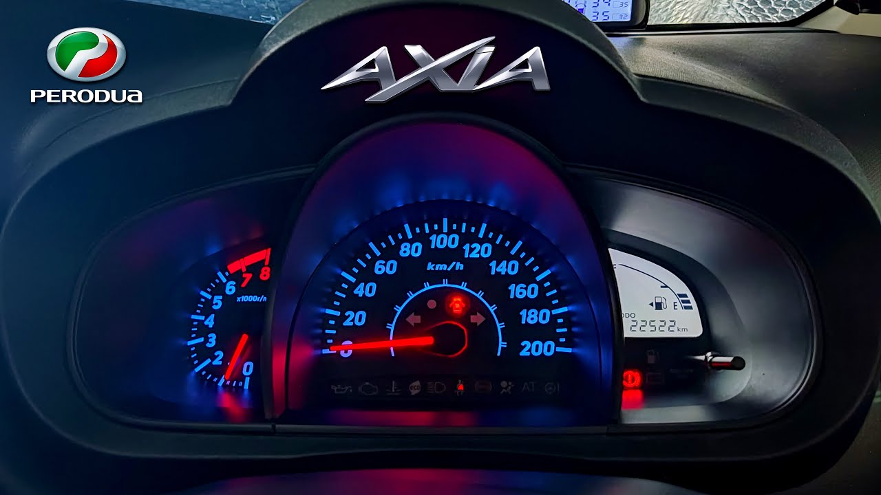 Tukar LED Meter Axia (MOD) | Perodua Axia
