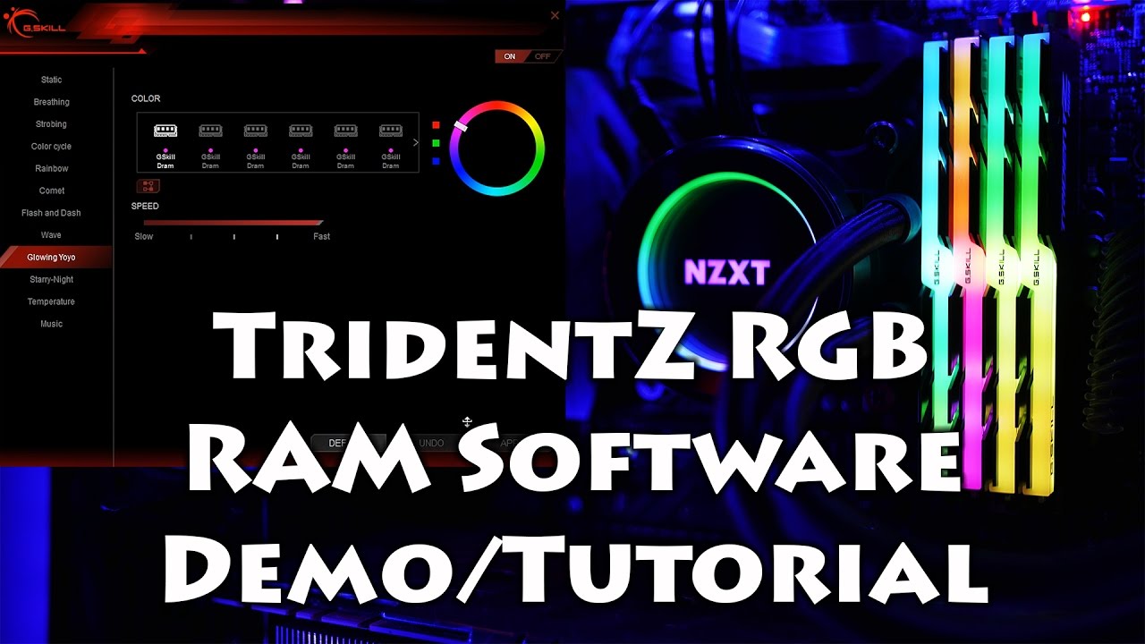 TridentZ RGB RAM Demo / Tutorial