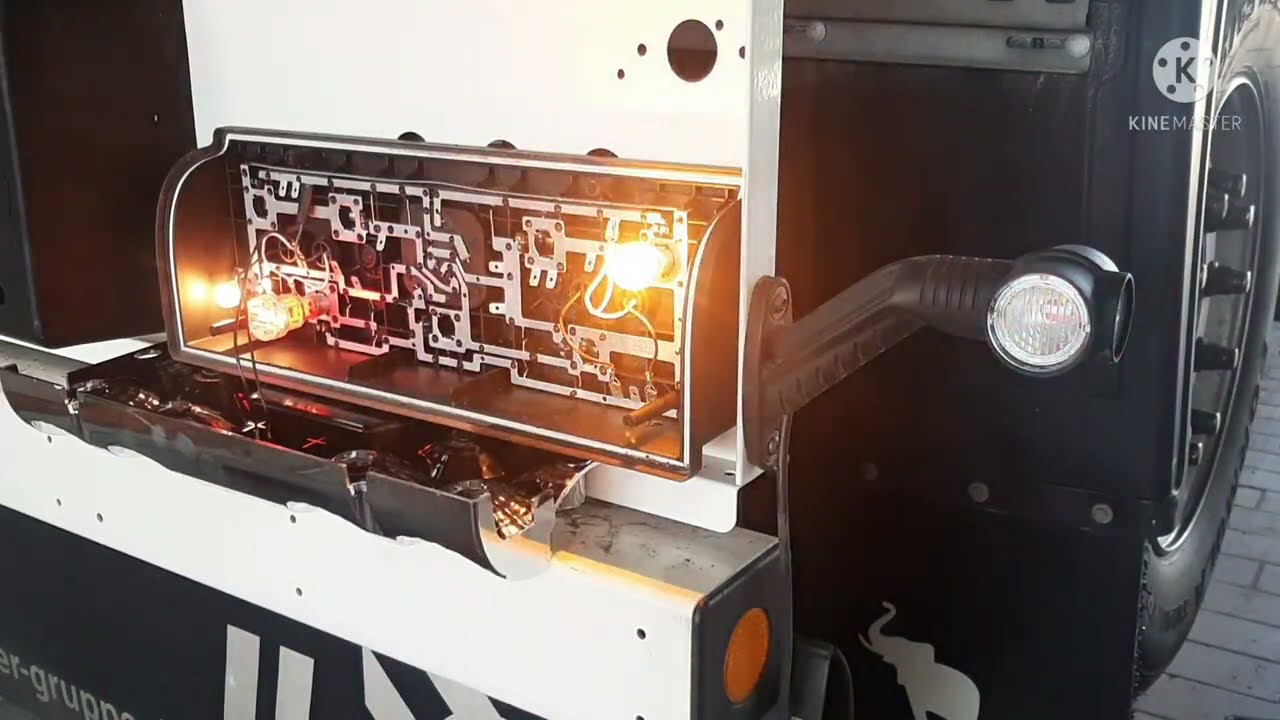 SEITENMARKIERUNGS Lampen an BLINKER anschließen | Schmitz, Krone  Auflieger | connect side marker