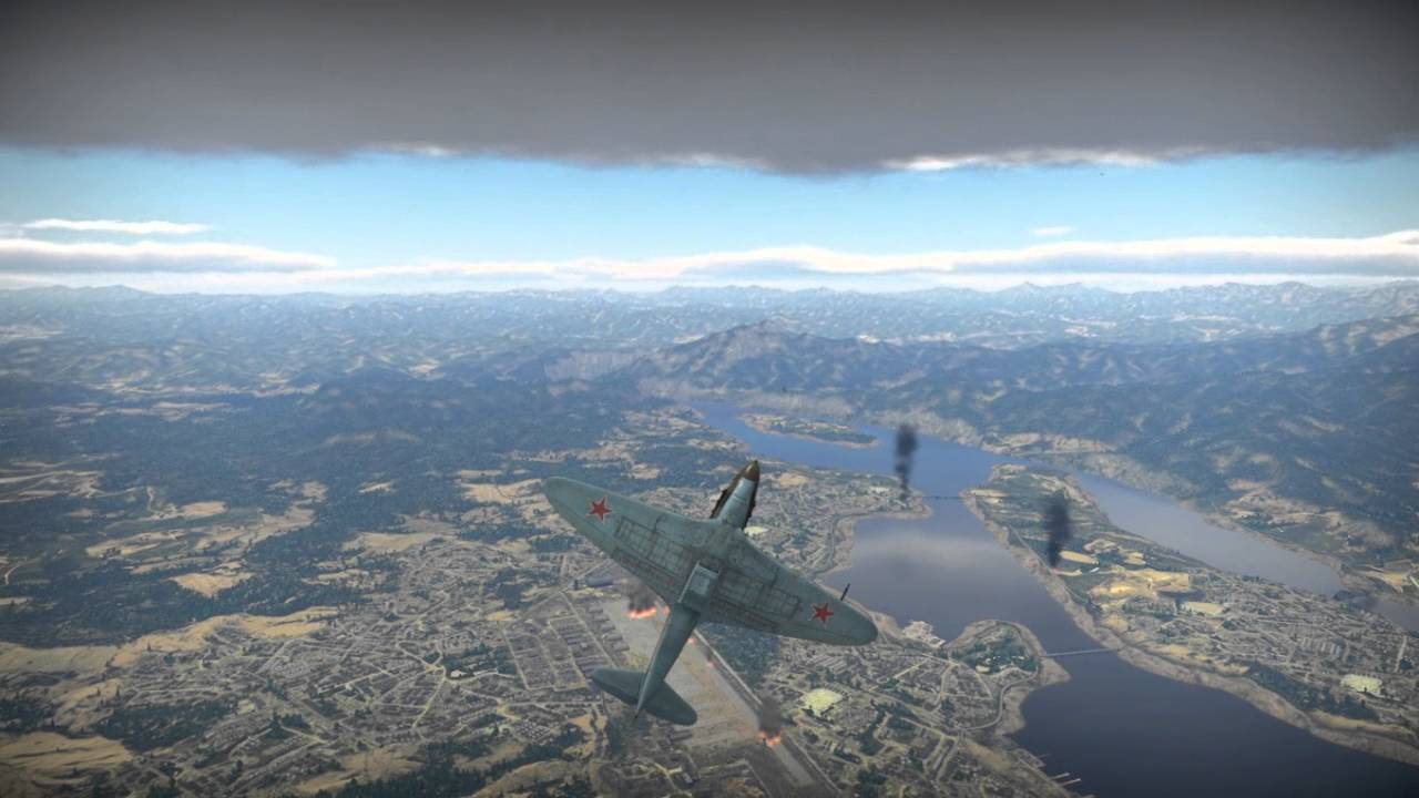 Владимир Высоцкий - ЯК истребитель ( War Thunder  yak7b)