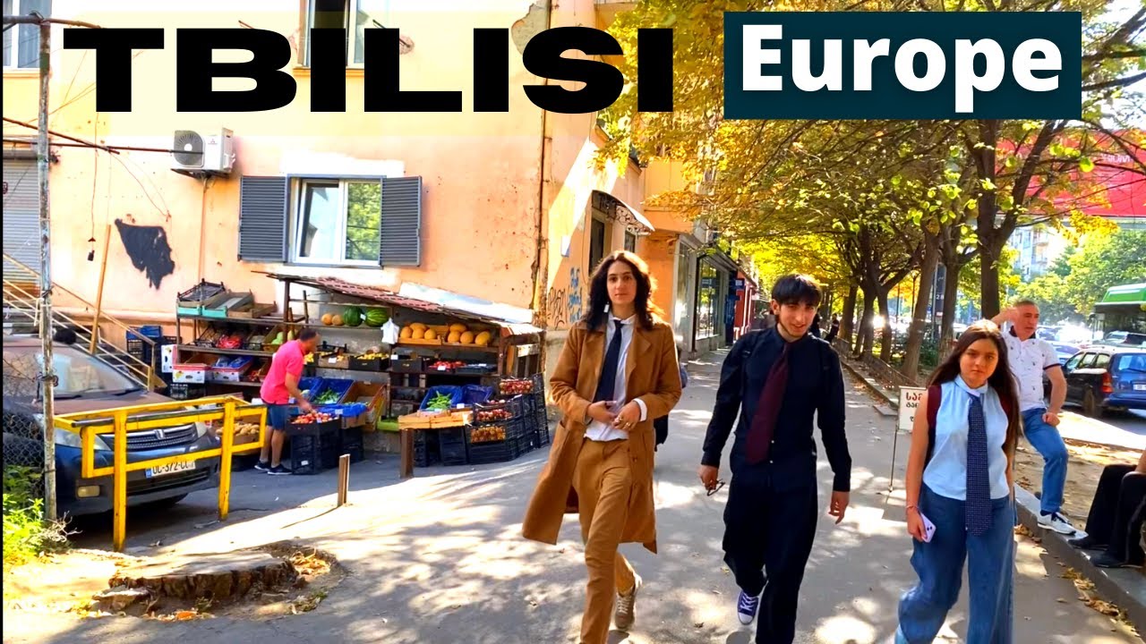 Georgia EUROPE In 4K . Tbilisi 2022 Walking Tour | Life in Georgia |