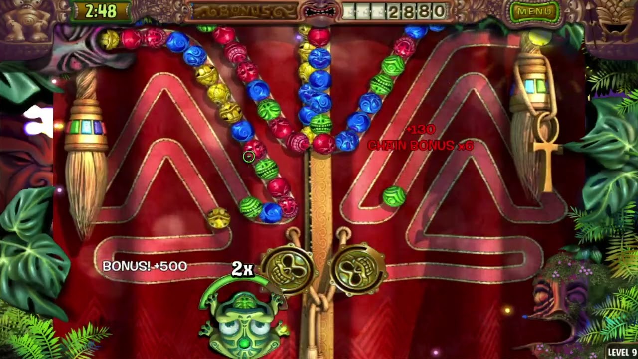 Zuma's Revenge But Its Luxor 2 and Luxor 3 Levels