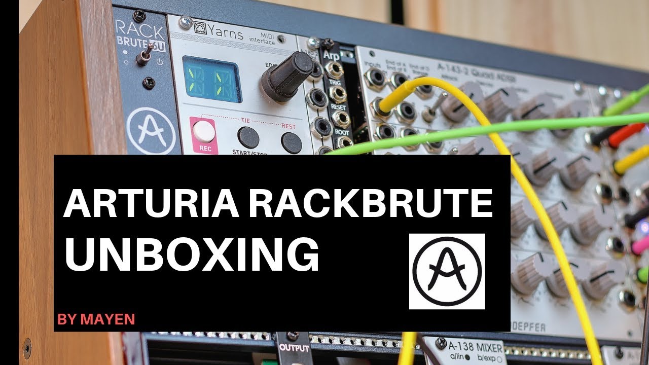 Arturia Rackbrute Eurorack Case Unboxing