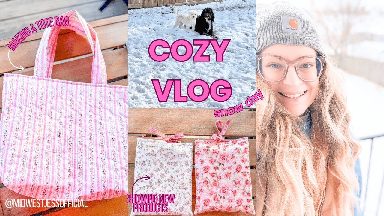 Cozy Sew With Me + A Snow Day Vlog