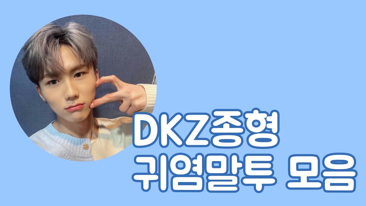 [DKZ/동키즈/종형] DKZ #종형 귀염뽀짝한 말투 모음