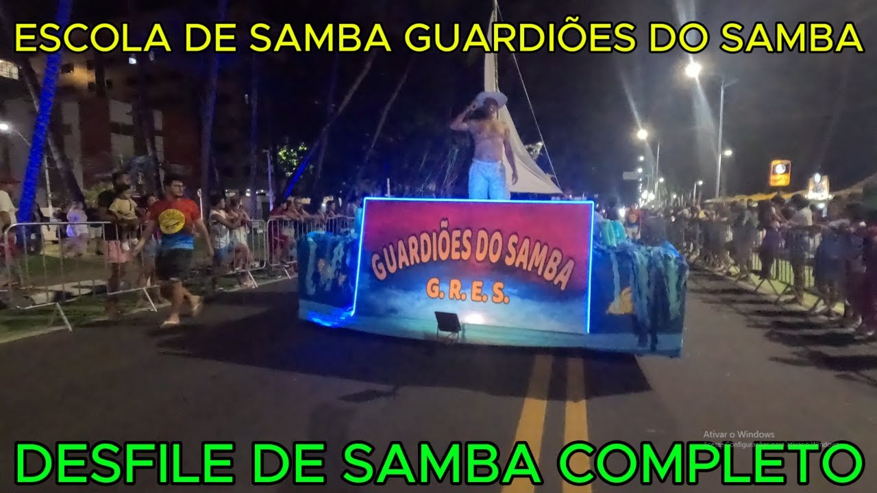ESCOLA DE SAMBA GUARDI&Otilde;ES DO SAMBA | DESFILE DE SAMBA MACEI&Oacute; 2025 | 4K UHD