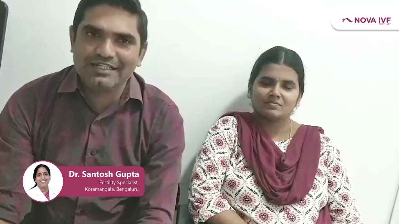 The couple conceived after IVF by Dr Santosh Gupta, IVF specialist, Nova IVF Koramangala, Bangalore