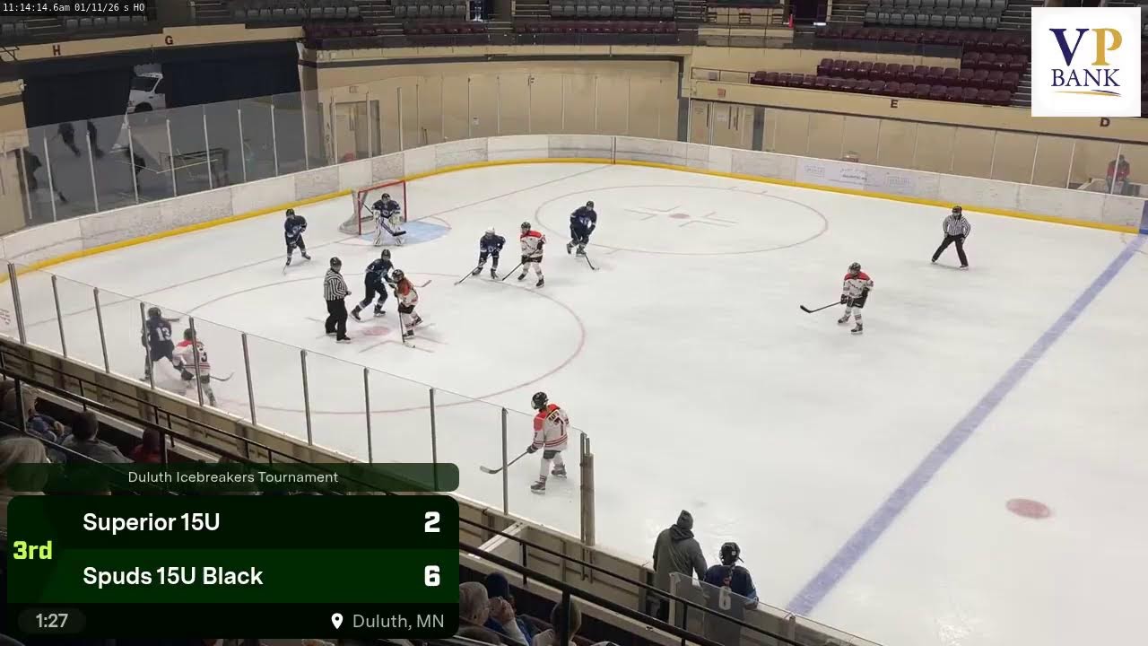 Spuds 15U Black vs. Superior 15U (2026.01.11)