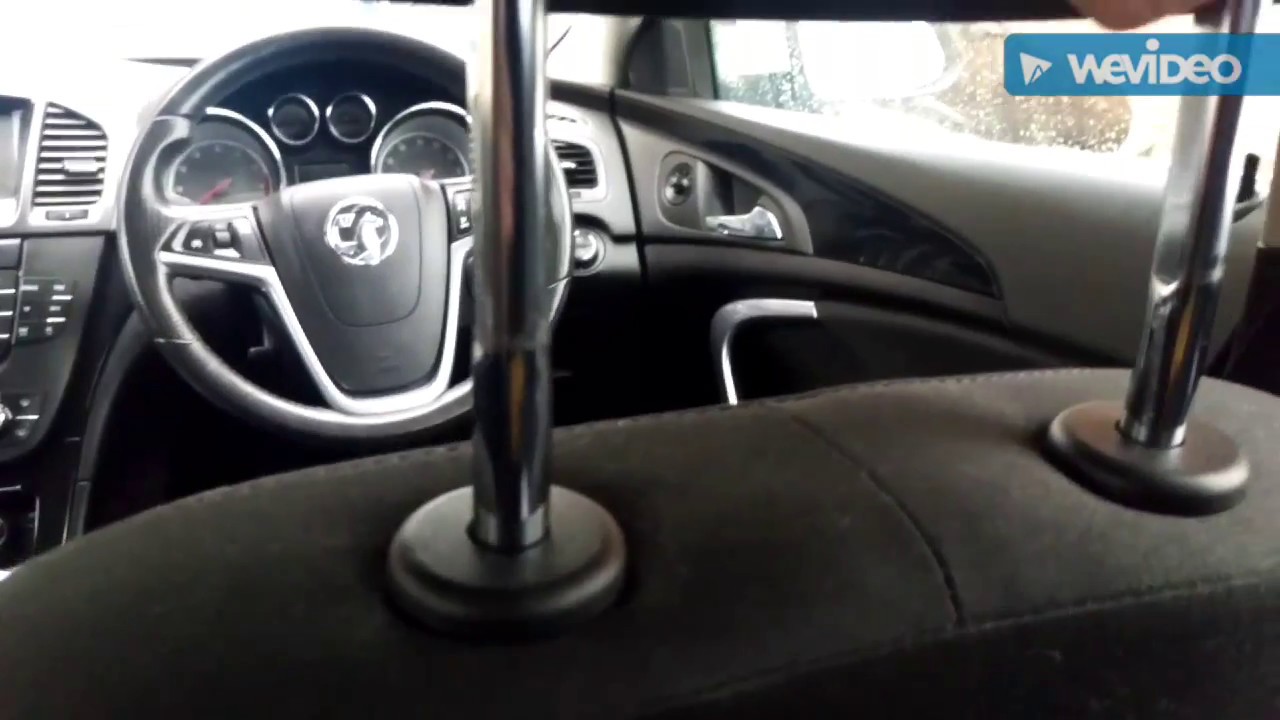 How to remove an Opel / Vauxhall insignia active headrest