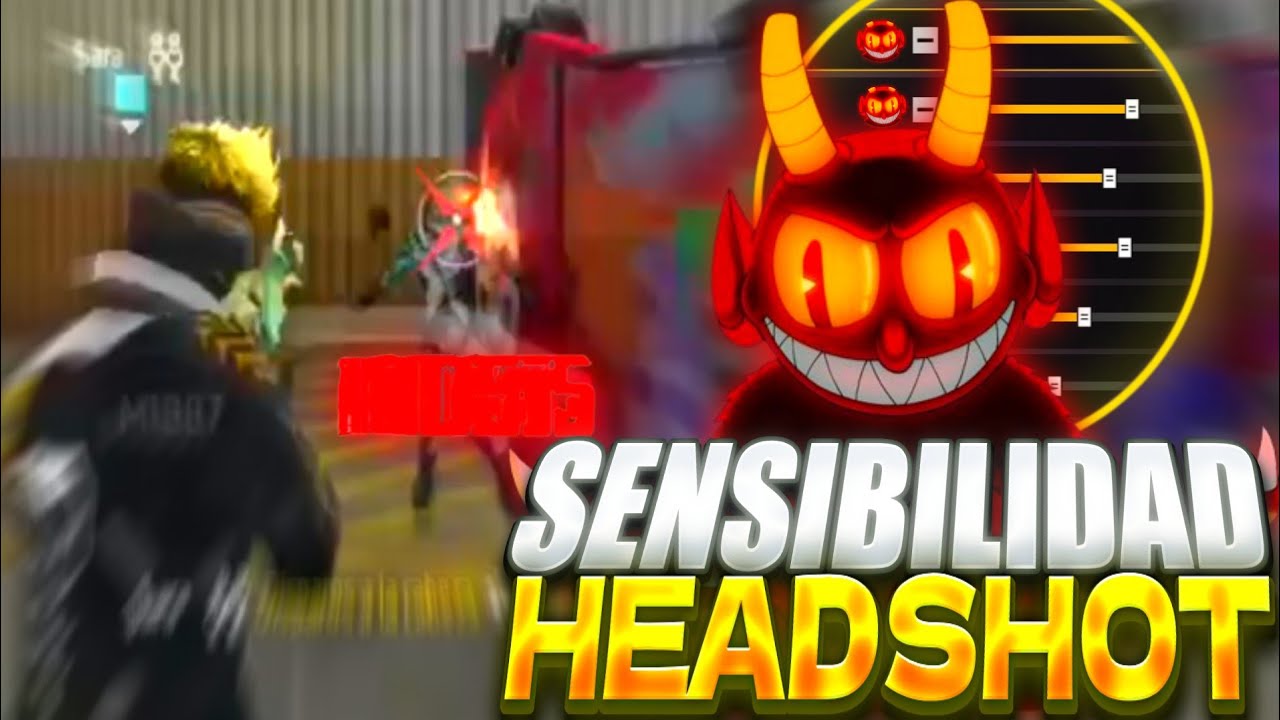 SENSIBILIDAD HEADSHOT PARA PEGAR TODO ROJO EN FREE FIRE 