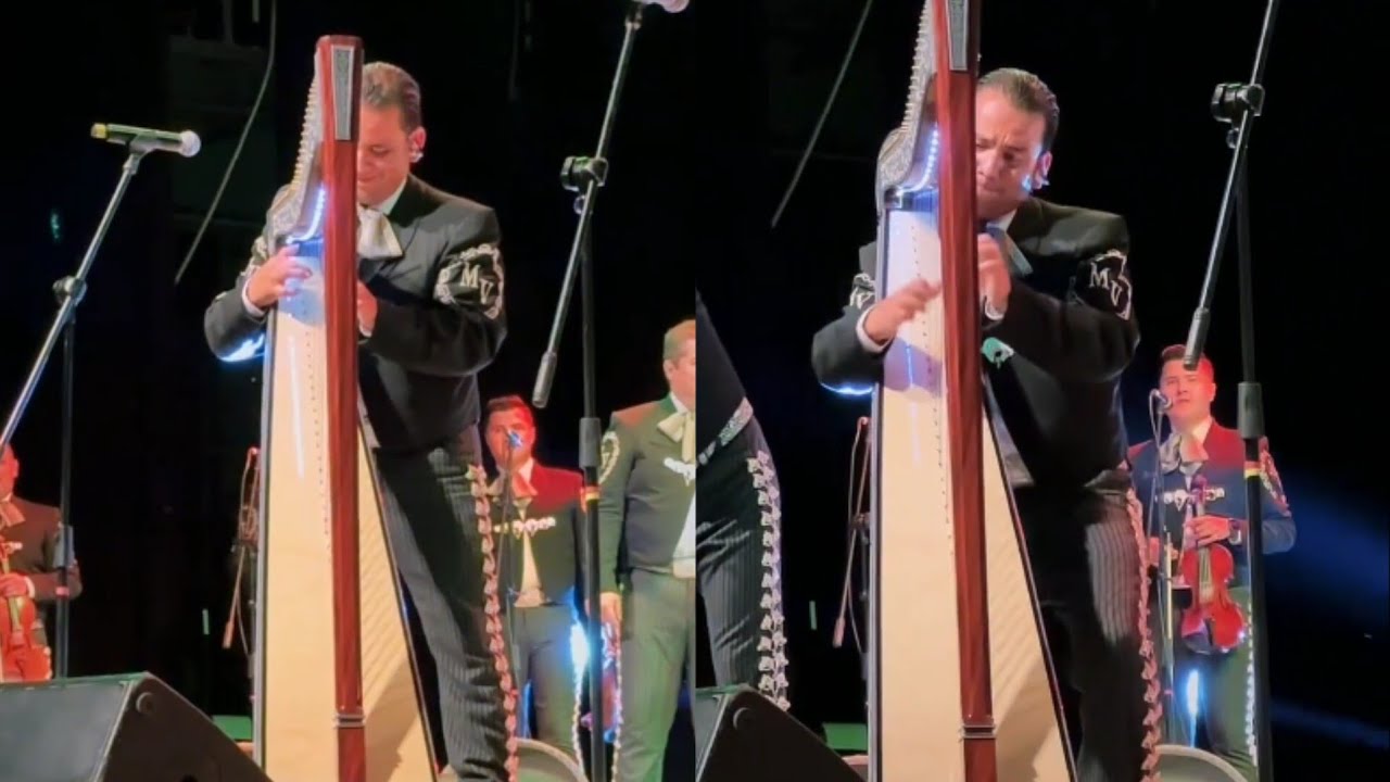 As&iacute; toca el arpista del Mariachi Vargas - Maestro V&iacute;ctor!!!