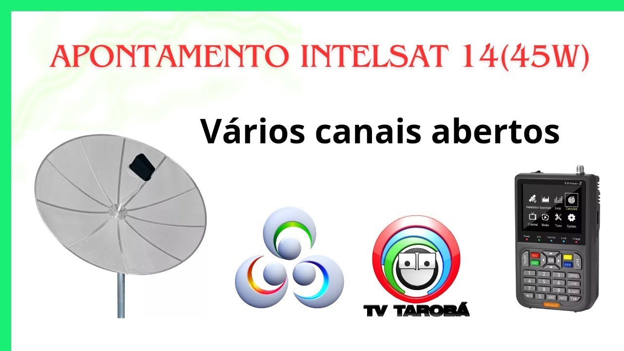 Apontamento Intelsat 14 banda C(45 W) .