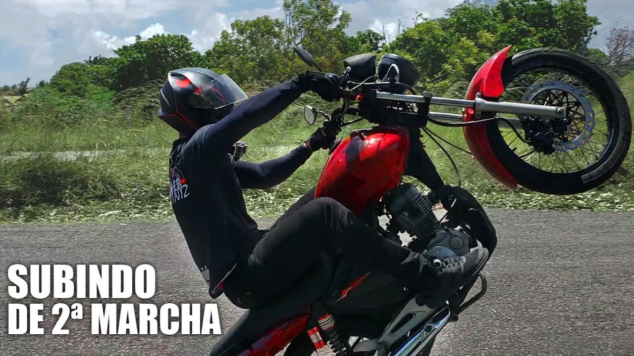 COMO EMPINAR DE 2ª MARCHA NA FAN 125 - 23º TREINO DE GR4U