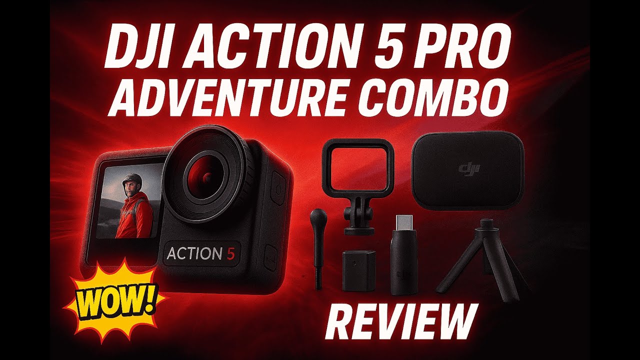 DJI Action 5 Pro Adventure Combo Unboxing 🔥