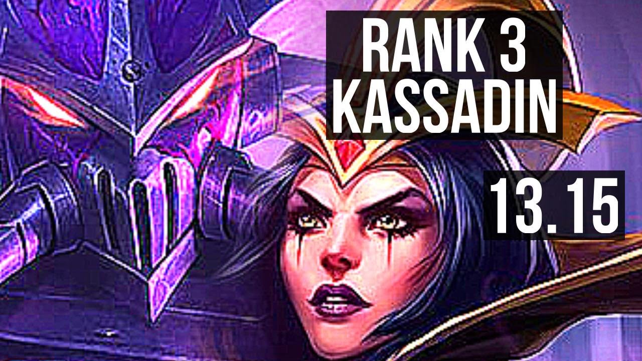 KASSADIN vs LEBLANC (MID) | 9/0/5, Rank 3 Kassadin, Rank 8, Legendary | TR Challenger | 13.15
